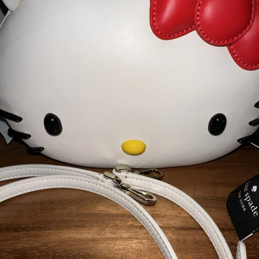 Kate Spade X Hello Kitty Holiday Bundle Large 3d bag & 3D crossbody & Slim Card